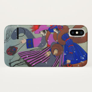 WINTER SNOW MODE MONOGRAM iPhone X HOESJE