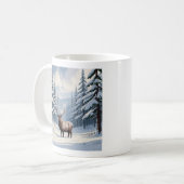 Winter Snow Pine Ceramic Mug (11oz) Koffiemok (Voorkant links)