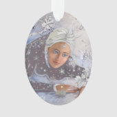 Winter Snow Queen Ornament (voorkant)