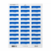 Winter Snow Return Label (Full Sheet)