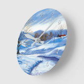 Winter Snow Road  Ronde Klok (Hoek)