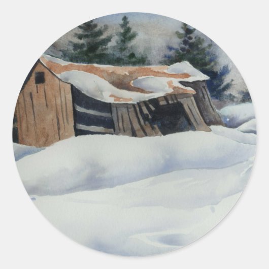 Winter Snow Sticker (Voorkant)