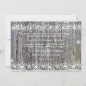 Winter Snow Wood Kerstfeest Kaart (Voorkant)