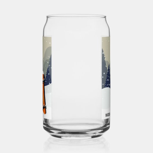 Winter Snowboard nom personnalisé (Droite)