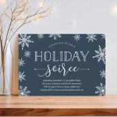Winter Snowfall Holiday Soiree Party Kaart