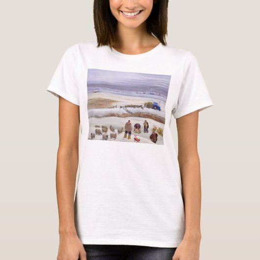 Winter Snowfall T-shirt (Voorkant)