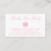 Winter Snowflake Baby shower Books for Baby Kaart (Voorkant)