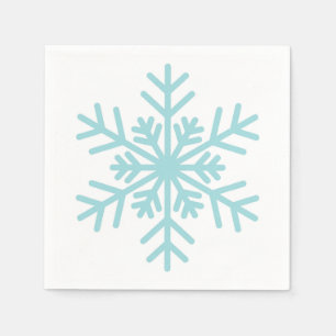 Winter Snowflake Baby shower Cocktail Napkin Servet