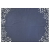 Winter Snowflake Chalkboard Weddenschap Tafelkleed (Voorkant (Horizontaal))