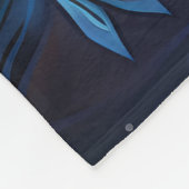 Winter Snowflake Fleece Deken (Hoek)