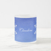 Winter Snowflake Frosted Cup of Mok (Center)