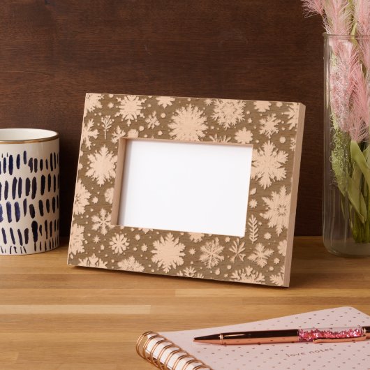 Winter Snowflake Gegraveerde Lijstjes (Links)