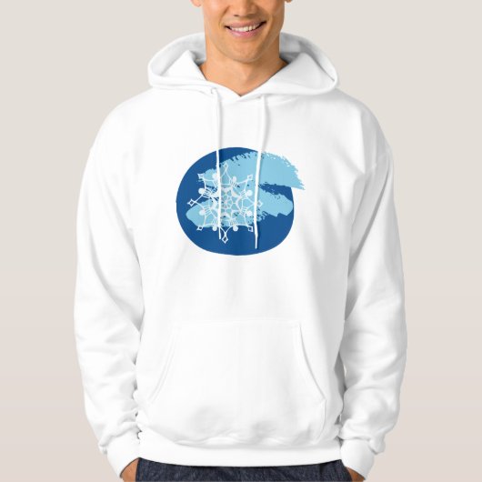 Winter Snowflake Hoodie (Voorkant)