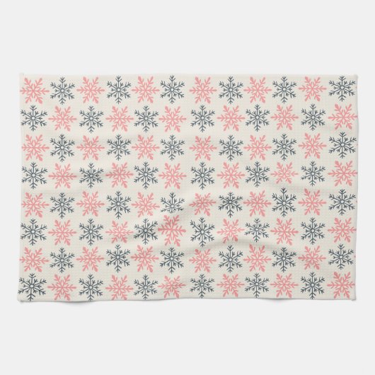 Winter Snowflake Kitchen Towels Theedoek (Horizontaal)