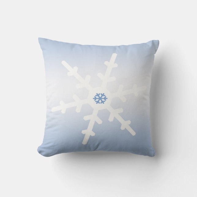 Winter Snowflake Kussen (Voorkant)