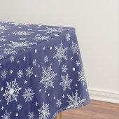 Winter Snowflake Monogram Tablecloth Tafelkleed (Voorbeeld)