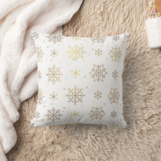 Winter Snowflake Pattern Kussen (Deken)