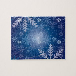 Winter Snowflake Pattern Legpuzzel