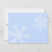 Winter Snowflake RSVP (Achterkant)