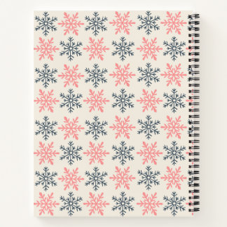 Winter Snowflake Spiral Notebook Notitieboek