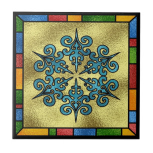 Winter Snowflake Tile Trivet Tegeltje