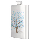 Winter Snowflake Tree Heupfles (Links)