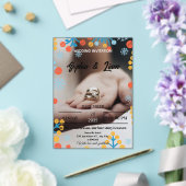 Winter Snowflake Wedding Invitation Acryl Uitnodigingen (Insitu (Huwelijk))