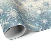 Winter Snowflake wrapppapier Cadeaupapier (Rol Hoek)
