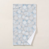 Winter Snowflakes Bad Handdoek (Handdoek)