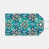 Winter Snowflakes  Cadeaulabel (Voorkant (Horizontaal))