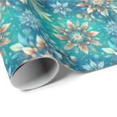 Winter Snowflakes  Cadeaupapier (Rol Hoek)