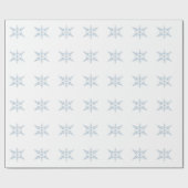 Winter Snowflakes Cadeaupapier (Vlak)