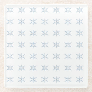 Winter Snowflakes Glazen Onderzetter