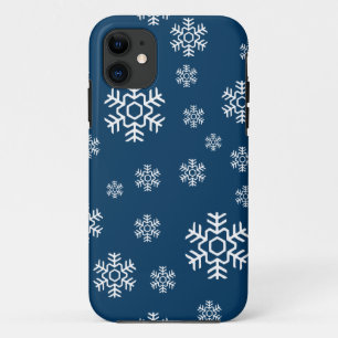 Winter Snowflakes Holiday iPhone 11 Hoesje