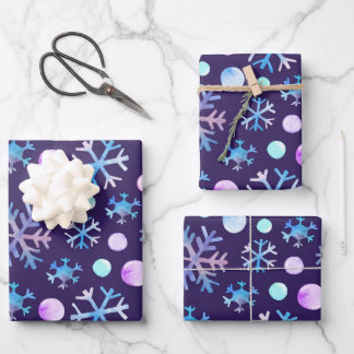 Winter Snowflakes Inpakpapier Vel