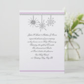 Winter Snowflakes Kaart (Staand voorkant)