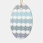 Winter Snowflakes Keramisch Ornament (Links)