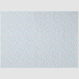 Winter Snowflakes Multicolor Retro geïnspireerd Tissuepapier