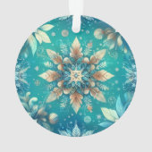 Winter Snowflakes Ornament (achterkant)