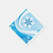 Winter Snowflakes Papieren servetten (Hoek)