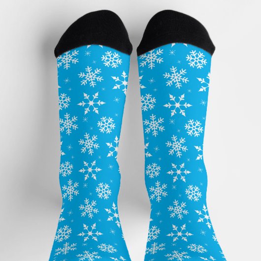 Winter Snowflakes Pattern Sokken (Top)