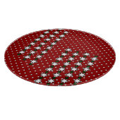 Winter Snowflakes Snijplank (Hoek)