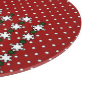 Winter Snowflakes Snijplank (Hoek)