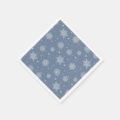 Winter Snowflakes zijn koude buiten Boy Baby showe Servet (Hoek)