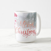 Winter Snowman Christmas Coffee Mug (Devant droit)