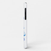 Winter Snowman en Snowflakes Case-Mate iPhone Case (Achterkant/links)