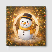 Winter snowman gastenboek (Voorkant)