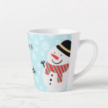 Winter Snowman Kinderen Hot Chocolate Latte Mok