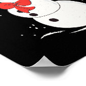 Winter Snowman Poster (Hoek)