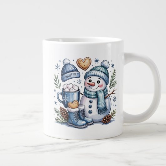 Winter Snowman Specialty Mug (Droite)